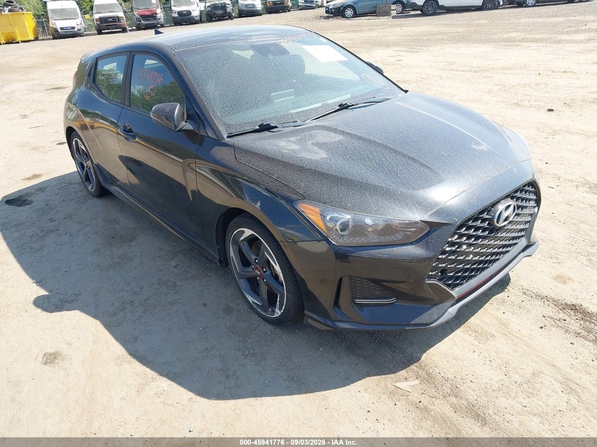 Vin: kmhth6ab2lu025628, lot: 46440948, hyundai veloster turbo 20201