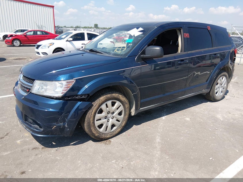 2014 Dodge Journey, All Over, IAAI, VIN 3C4PDCAB6ET112686 — photo 2