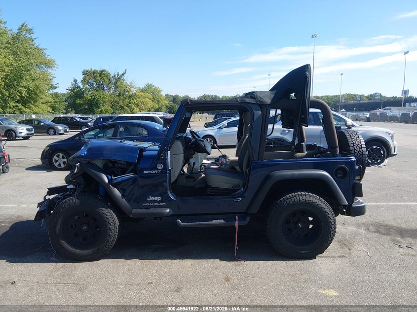 JEEP WRANGLER / TJ 2005 VIN 1J4FA49S95P324933