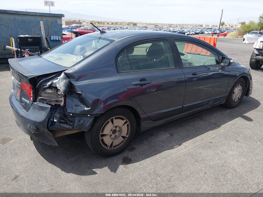 2010 HONDA CIVIC HYBRID auction photo 4
