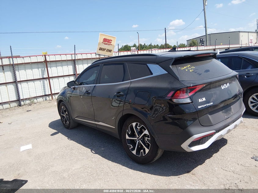 Vin: 5xyk33df5sg313400, lot: 46441110, kia sportage ex 20253