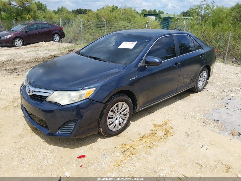 TOYOTA CAMRY HYBRID 2014 VIN 4T1BD1FK9EU138921