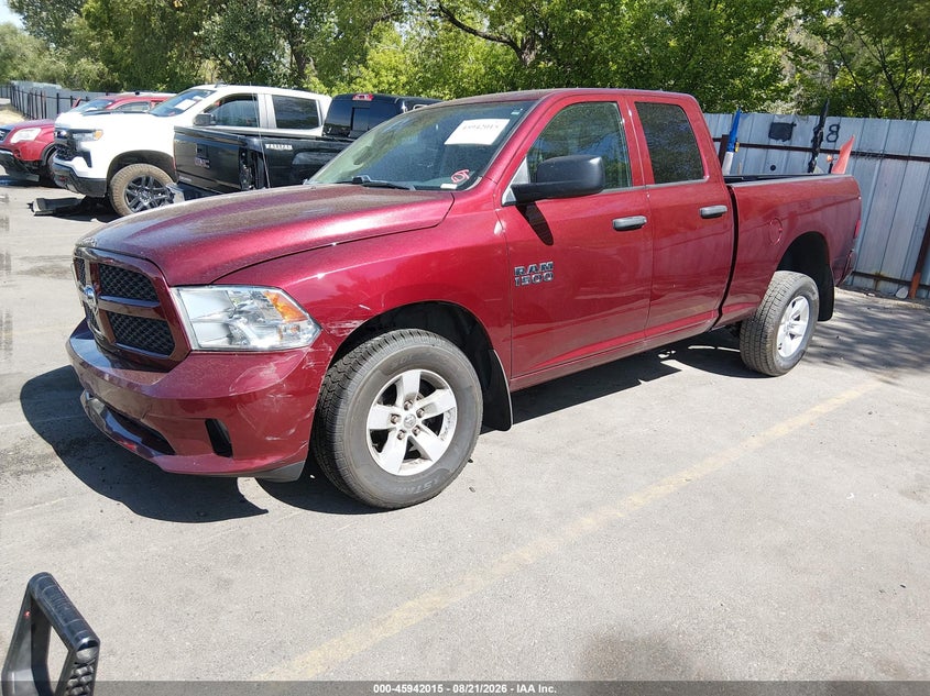 2018 RAM 1500, Front End, IAAI, VIN 1C6RR7FG5JS269974 — photo 2