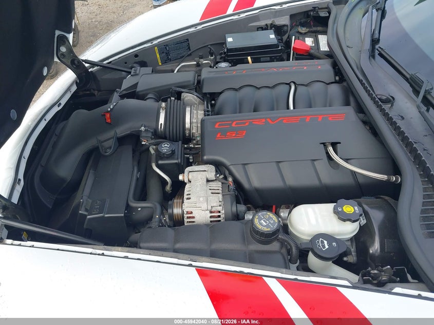 CHEVROLET CORVETTE 2008 VIN 1G1YY26W585135114