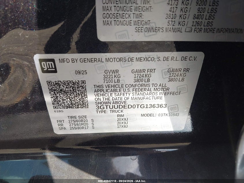 GMC SIERRA 1500 - zdjęcie 9