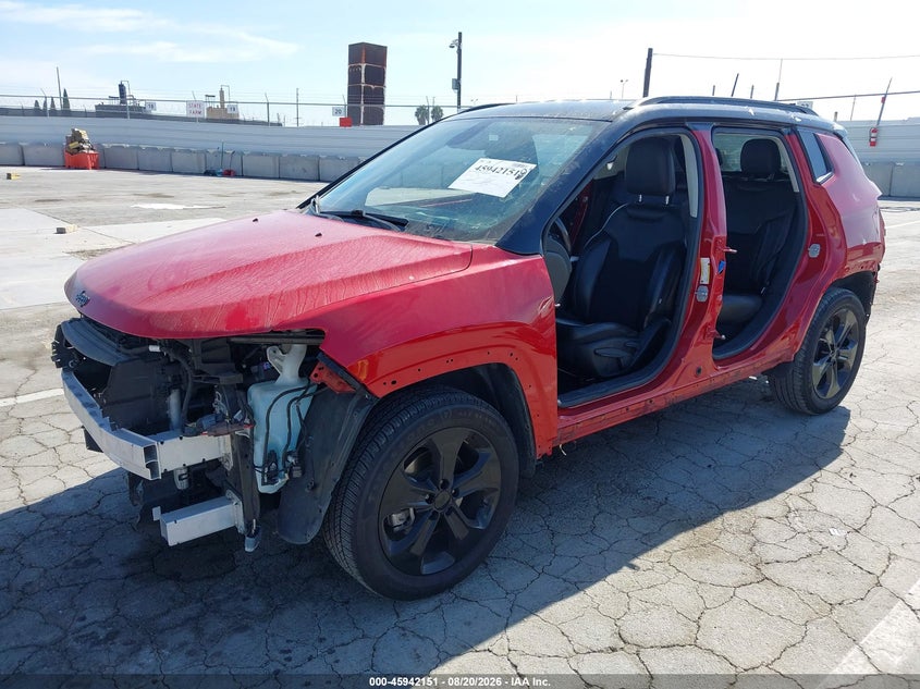 2019 Jeep Compass, Левый бок, IAAI, VIN 3C4NJCBB3KT727089 — фото 2