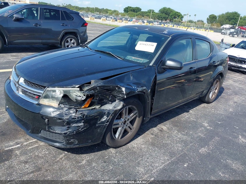 2012 Dodge Avenger, Left Front, IAAI, VIN 1C3CDZCB1CN218141 — photo 2