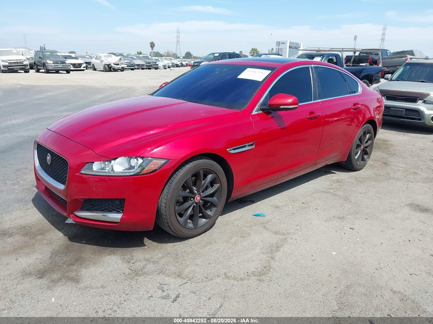 2017 JAGUAR XF SEDAN 2.0L I-4 DI, DOHC, VVT, TURBO, 180HP