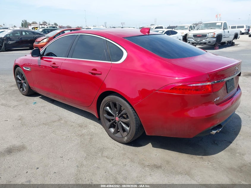 2017 JAGUAR XF SEDAN 2.0L I-4 DI, DOHC, VVT, TURBO, 180HP