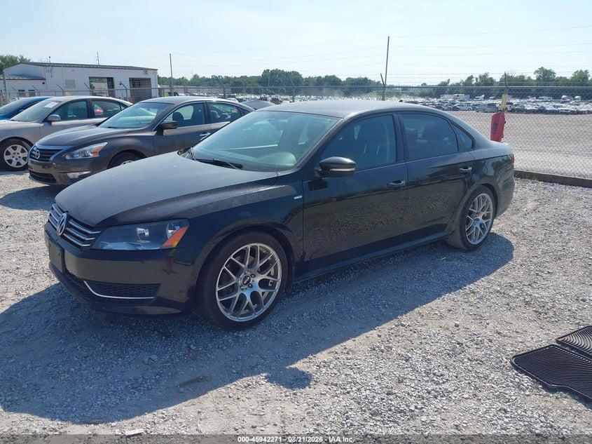 2014 Volkswagen Passat, Обычный износ, IAAI, VIN 1VWAT7A39EC089924 — фото 2
