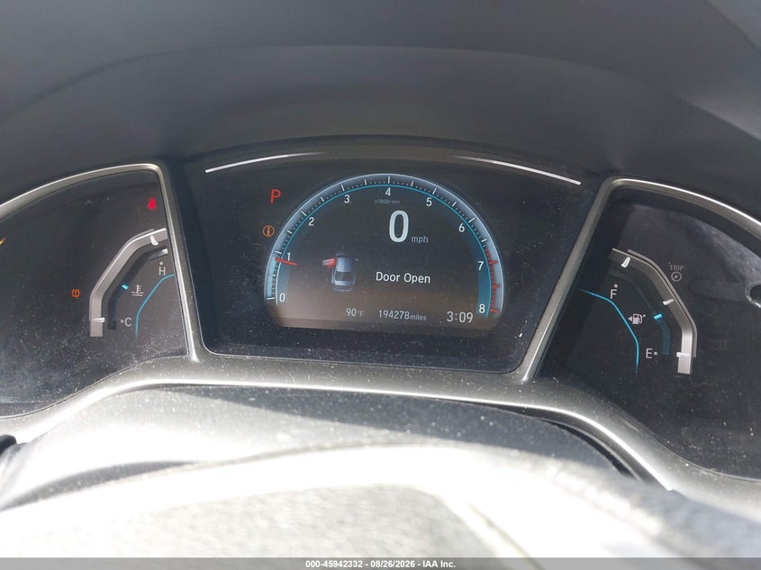 2016 HONDA CIVIC SEDAN 2.0L I-4 DOHC, VVT, 158HP
