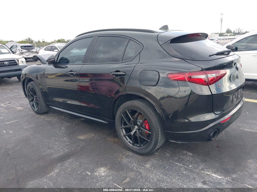 Vin: zaspakbn3l7c95730, lot: 46441522, alfa romeo stelvio ti awd 20203