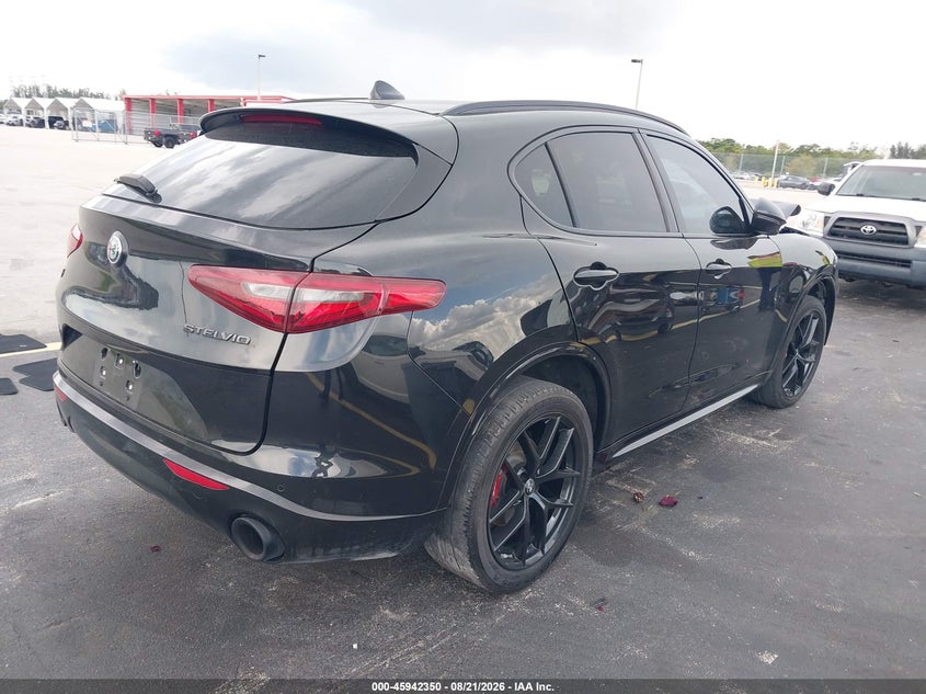 Vin: zaspakbn3l7c95730, lot: 46441522, alfa romeo stelvio ti awd 20204