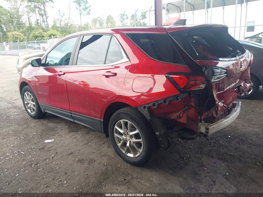 Vin: 3gnaxkev9nl158418, lot: 46441582, chevrolet equinox fwd lt 20223
