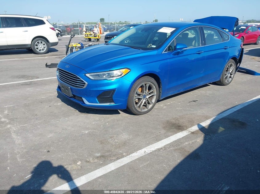 2019 Ford Fusion, Удар сзади, IAAI, VIN 3FA6P0CD3KR260406 — фото 2