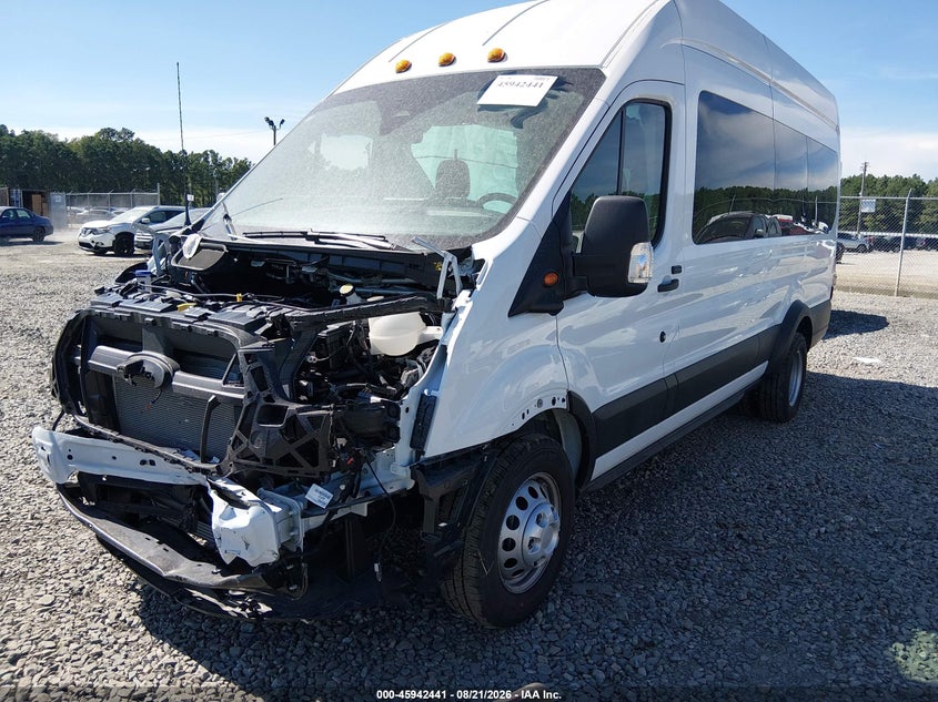 2026 Ford Transit, Front End, IAAI, VIN 1FBVU4XG5TKA90828 — photo 2
