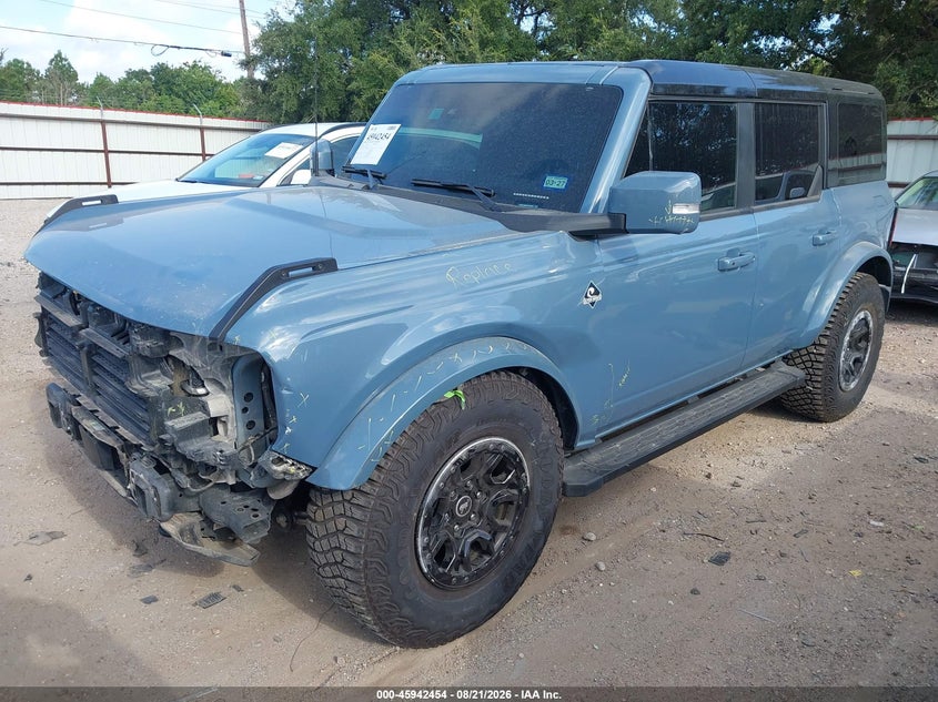 2024 Ford Bronco, Front End, IAAI, VIN 1FMDE8BH0RLB50931 — photo 2