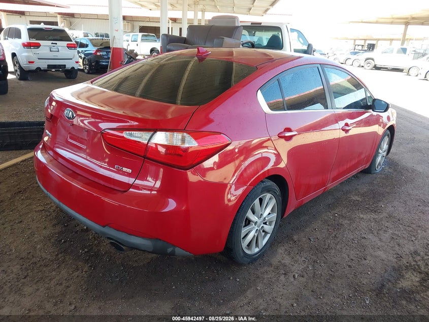 Vin: knafx4a89e5054017, lot: 46441669, kia forte ex 20144