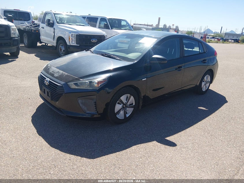 Vin: kmhc65lc7ju075427, lot: 46441699, hyundai ioniq hybrid blue 20182