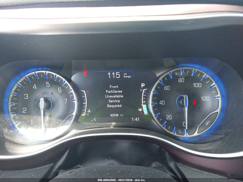 2017 CHRYSLER PACIFICA VAN 3.6L V-6 DOHC, VVT, 287HP