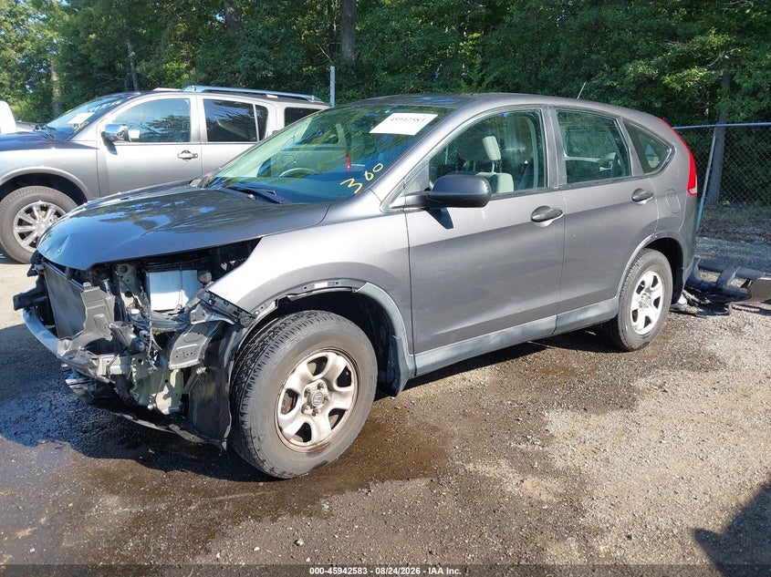 2013 Honda CR-V, Удар спереду, IAAI, VIN 2HKRM4H38DH676383 — фото 2