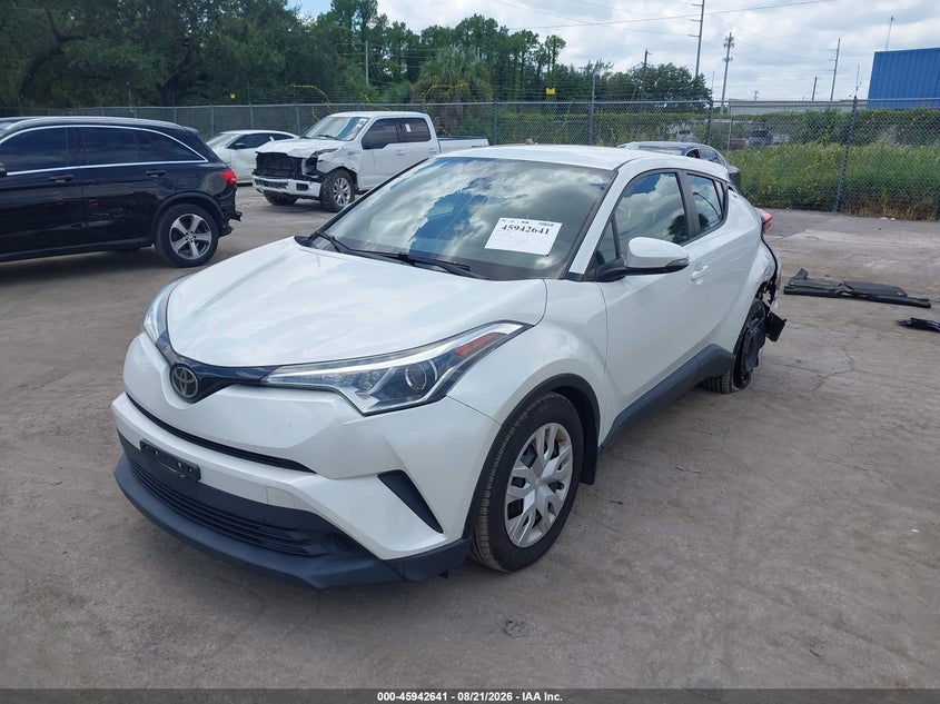 2019 Toyota C-HR, Left Rear, IAAI, VIN NMTKHMBX4KR095731 — photo 2