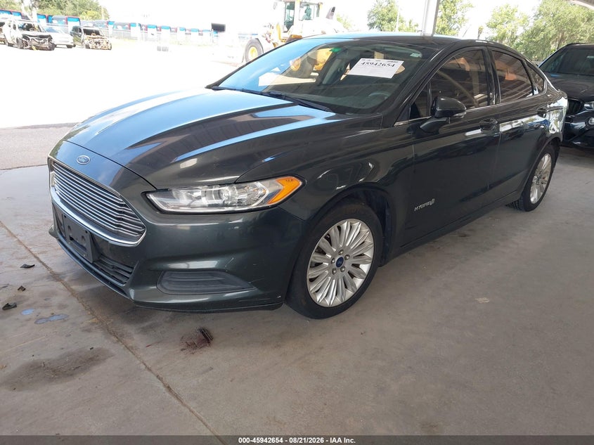 2015 Ford Fusion, Left Rear, IAAI, VIN 3FA6P0LU8FR254526 — photo 2