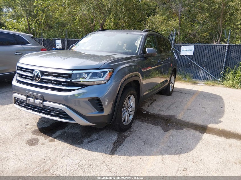 2021 Volkswagen Atlas, Front End, IAAI, VIN 1V2GP2CA2MC533657 — photo 2