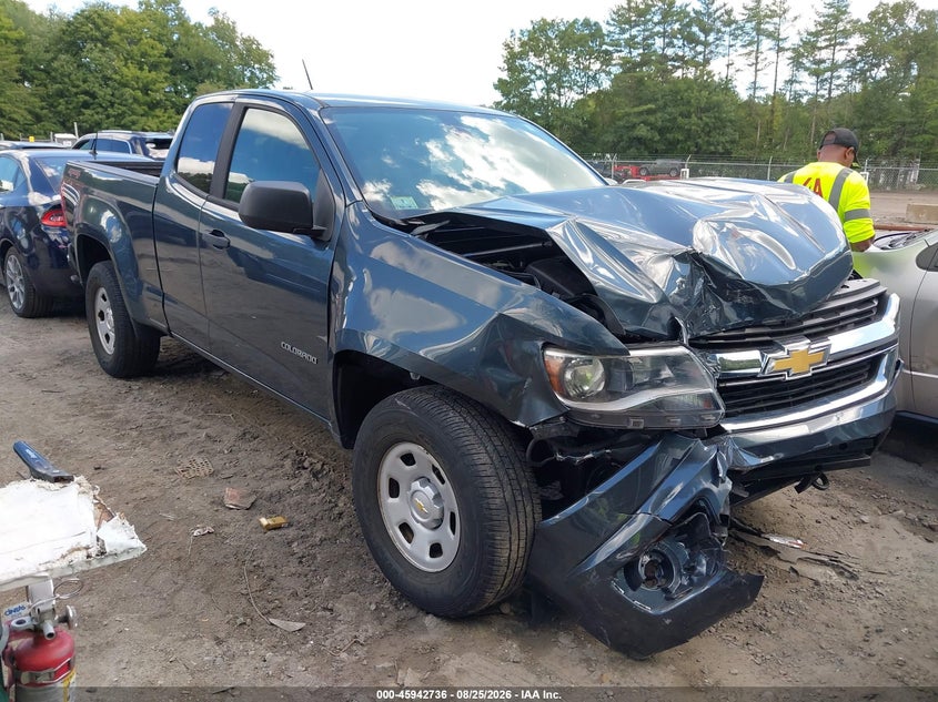 2019 Chevrolet Colorado Wt, Перёд, IAAI, VIN 1GCHTBEAXK1303808