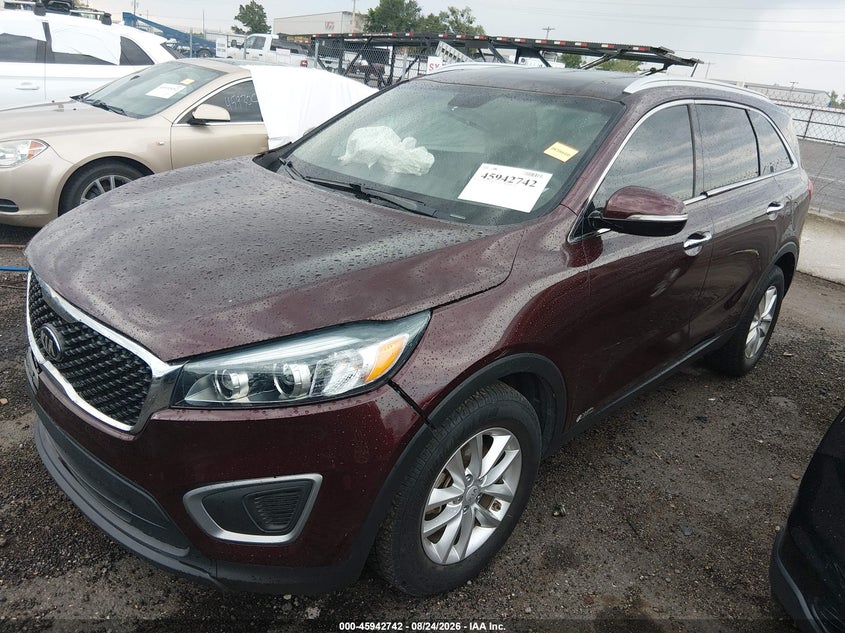 Vin: 5xypgda38hg249274, lot: 46441914, kia sorento 2.4l lx 20172