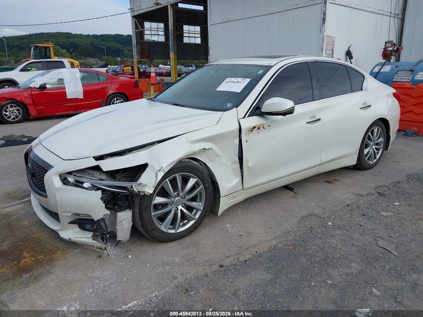 Vin: jn1ev7ar1gm344259, lot: 46441985, infiniti q50 3.0t premium 20162