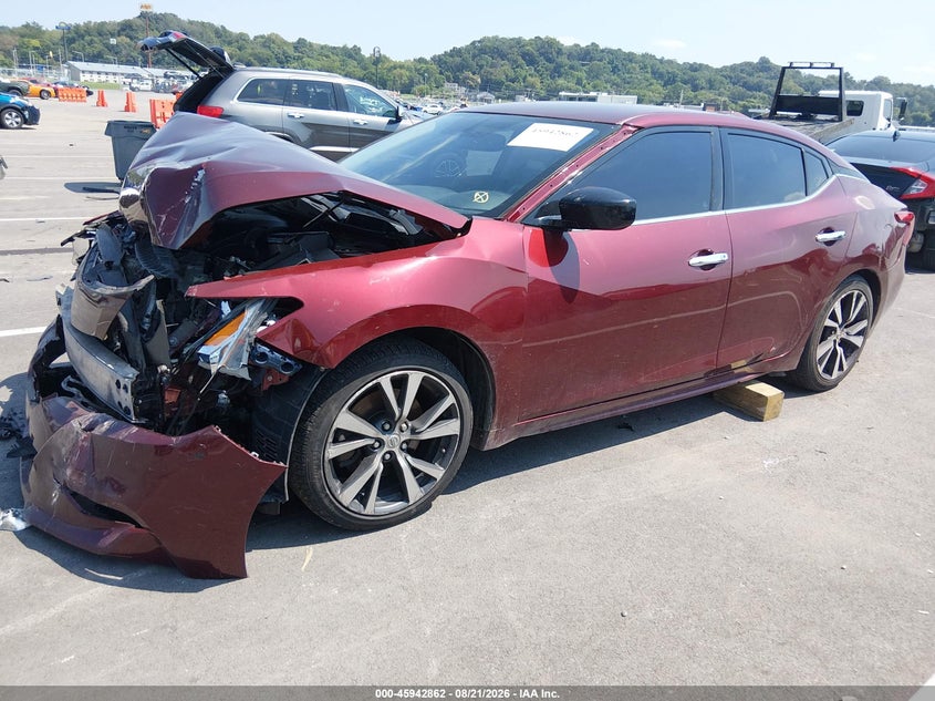 2016 Nissan Maxima, Front End, IAAI, VIN 1N4AA6AP6GC385630 — photo 2