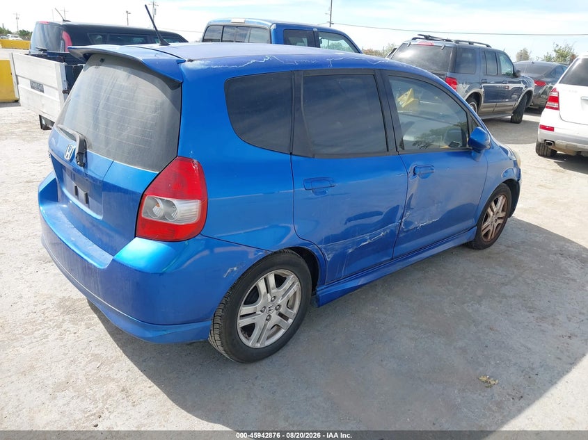 HONDA FIT 2008 VIN JHMGD38688S067828