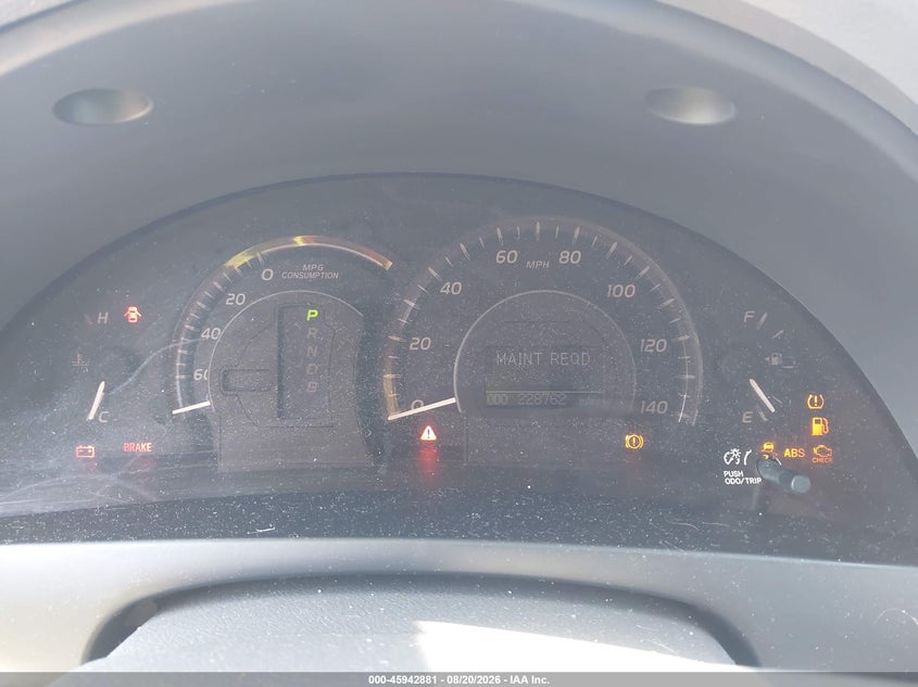 TOYOTA CAMRY HYBRID 2007 VIN JTNBB46KX73025821