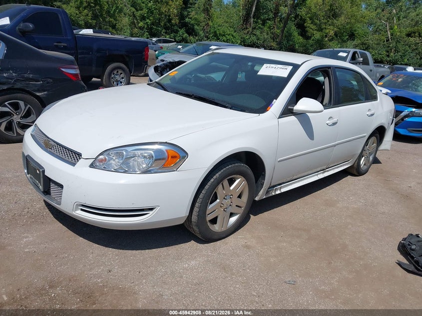 2012 Chevrolet Impala, Удар сзади, IAAI, VIN 2G1WB5E32C1211416 — фото 2
