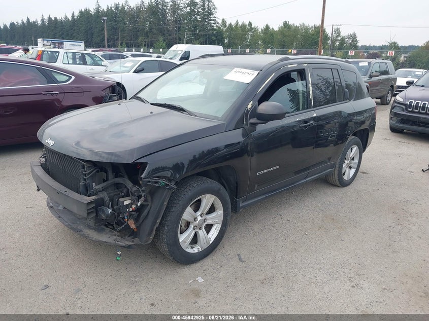 2016 Jeep Compass, Удар спереди, IAAI, VIN 1C4NJCBA8GD715668 — фото 2