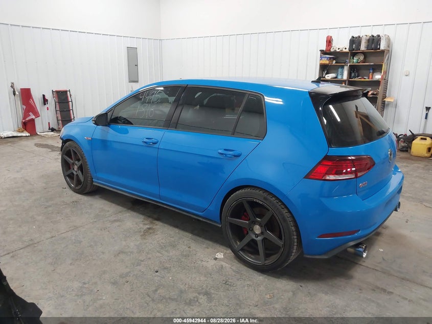 VOLKSWAGEN GOLF GTI 2019 VIN 3VW5T7AU1KM016678