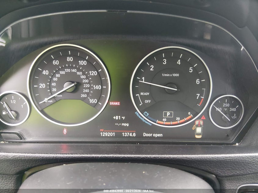 2017 BMW 320I auction photo 7