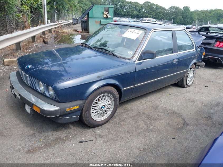 1986 BMW 3er, Правый зад, IAAI, VIN WBAAB5405G9671124 — фото 2
