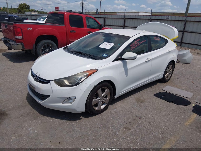 2013 Hyundai Elantra, Удар ззаду, IAAI, VIN 5NPDH4AE4DH354429 — фото 2