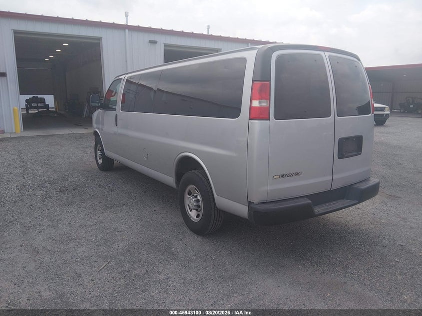 Vin: 1gazgnfp0l1237633, lot: 46442272, chevrolet express passenger rwd 3500 extended wheelbase ls 20203