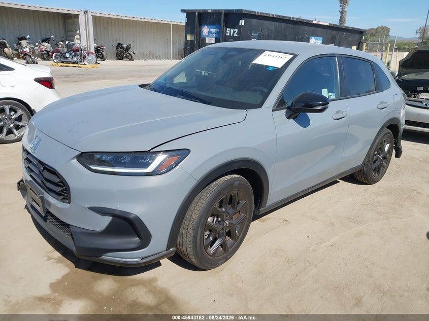 2024 Honda Hr-V 2Wd Sport/2Wd Sport W/O Bsi, Удар ззаду, IAAI, VIN 3CZRZ1H58RM729239 — фото 2