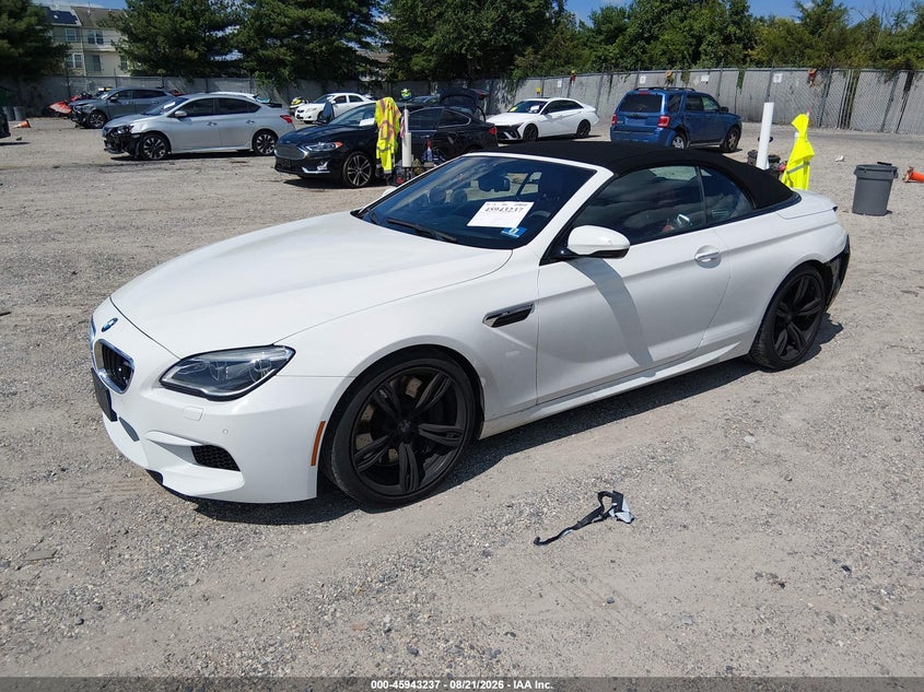 2016 BMW M6, Удар сзади, IAAI, VIN WBS6G9C52GD931936 — фото 2