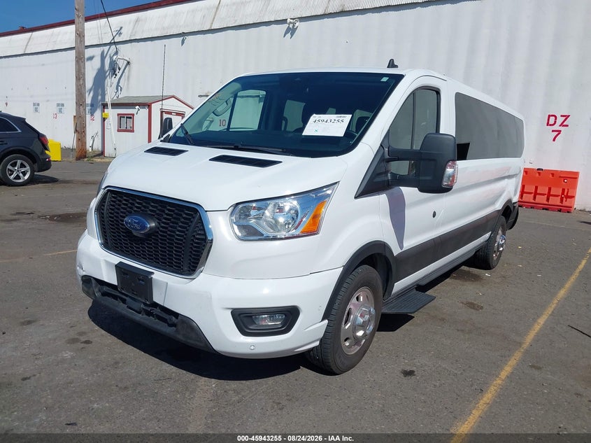 2021 Ford Transit, Удар ззаду, IAAI, VIN 1FBAX9YG4MKA38805 — фото 2