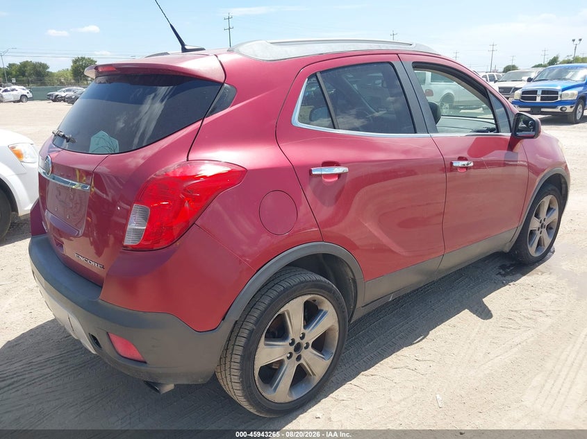Vin: kl4cjasb9db097993, lot: 46442437, buick encore 20134