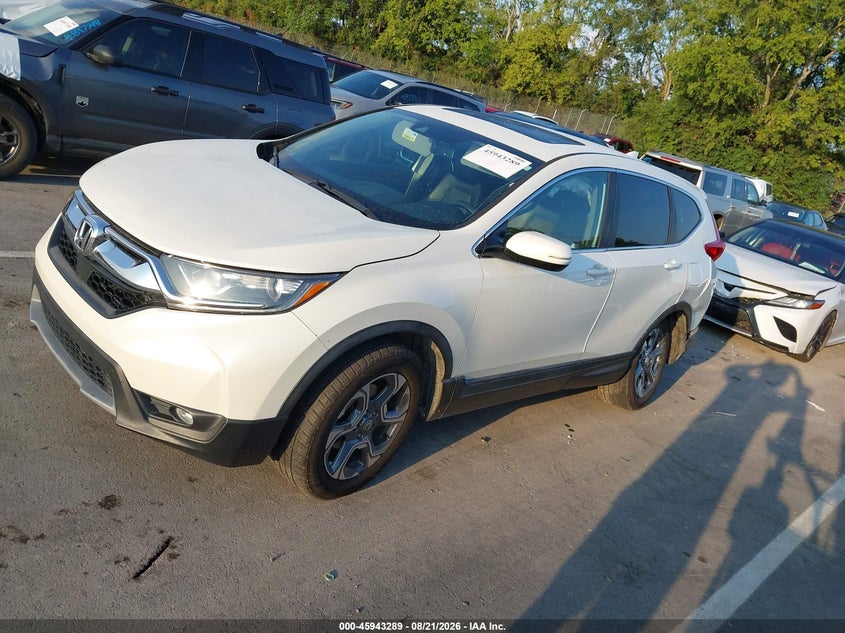 2018 Honda Cr-V Ex-L/Ex-L Navi, Левый зад, IAAI, VIN 2HKRW2H84JH617725 — фото 2