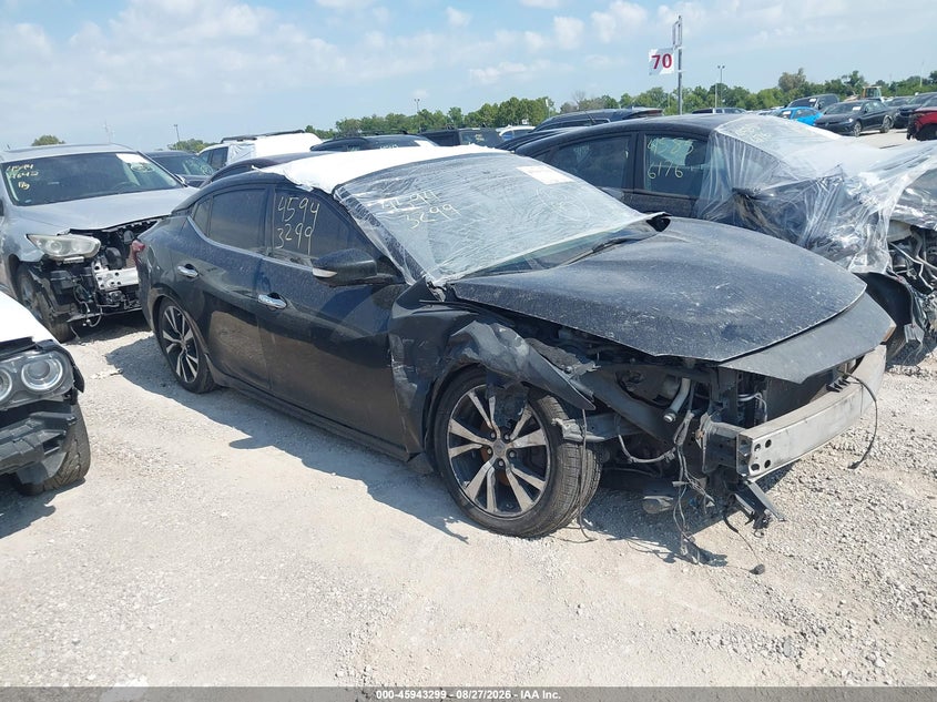 Vin: 1n4aa6ap3hc443744, lot: 46442471, nissan maxima 3.5 platinum 20171