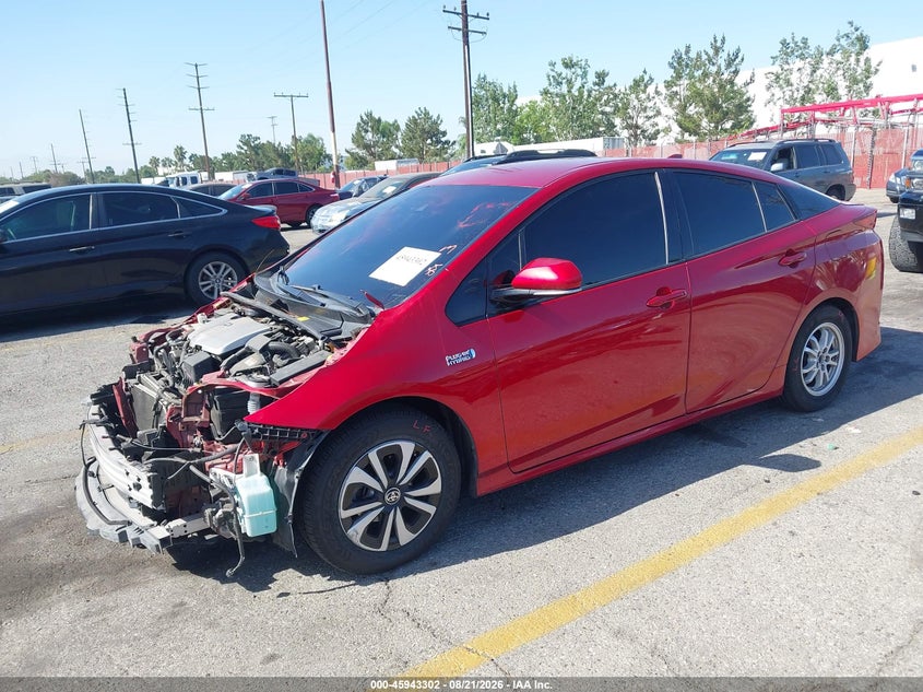 2017 TOYOTA PRIUS HATCHBACK 1.8L I-4 DOHC, VVT, 95HP