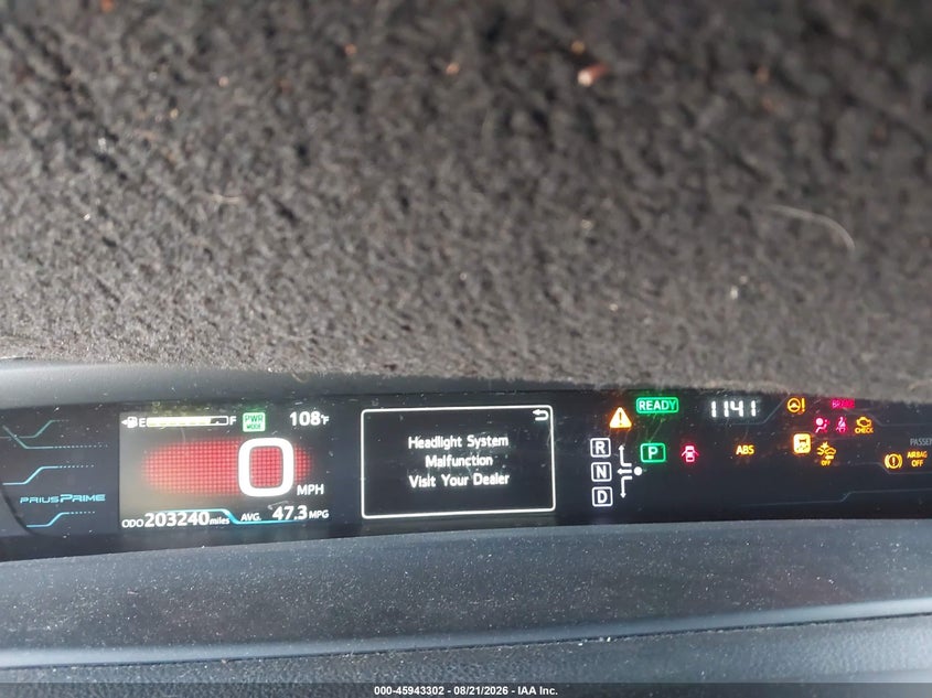 2017 TOYOTA PRIUS HATCHBACK 1.8L I-4 DOHC, VVT, 95HP