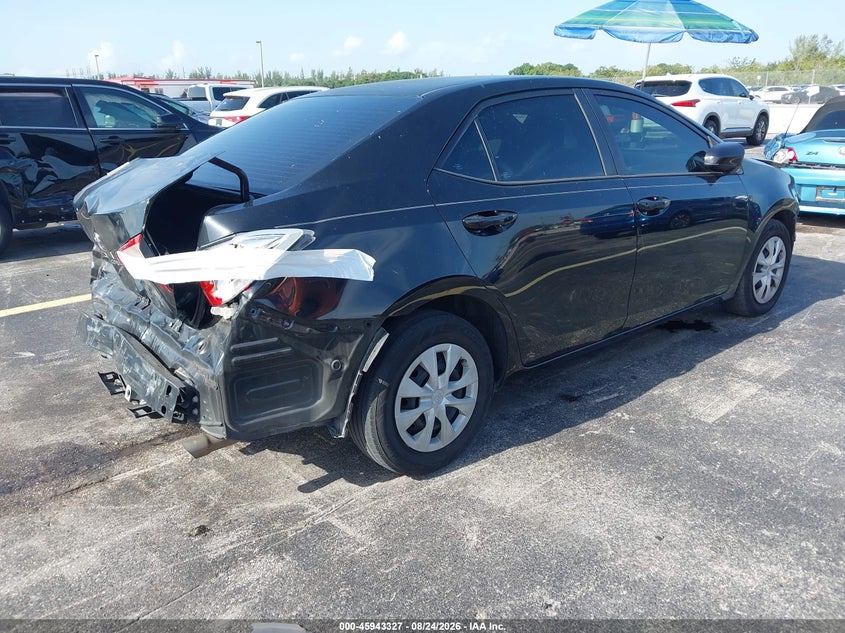 2016 TOYOTA COROLLA SEDAN 1.8L I-4 DOHC, VVT, 132HP
